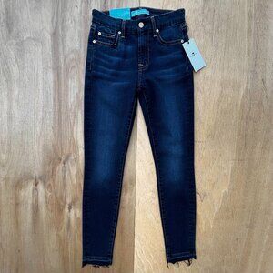 7 FOR ALL MANKIND B(AIR) THE ANKLE SKINNY JEANS WOMEN’S sz 25 Stretch NWT
